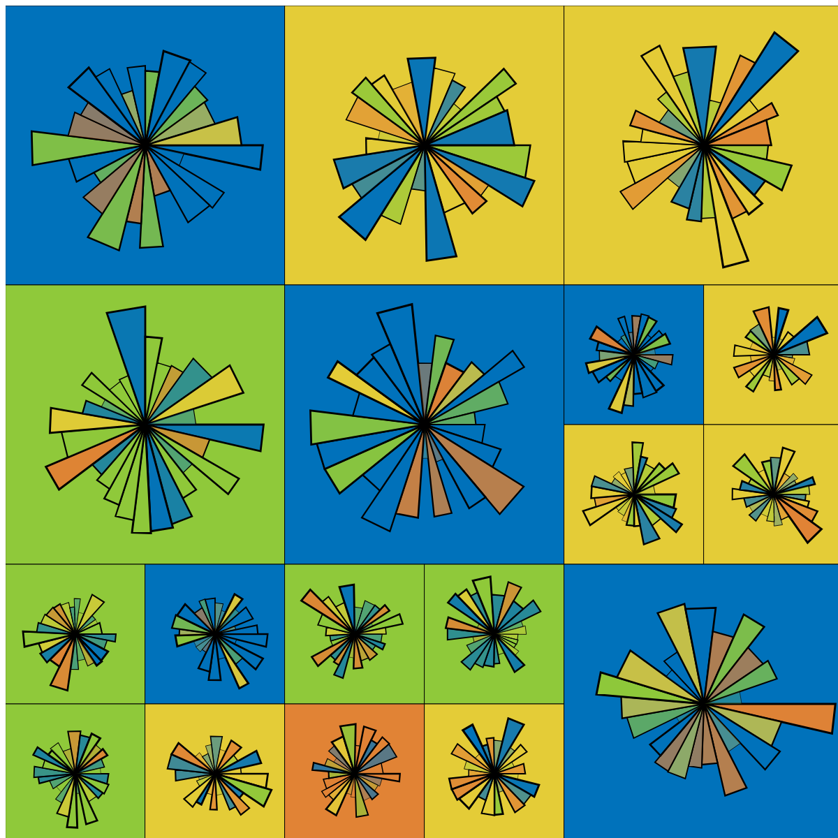 Dancing triangles #5 static token preview