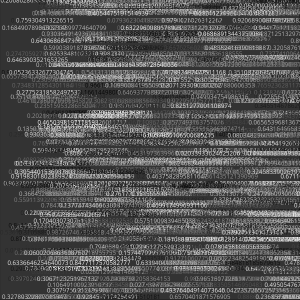 Painting by Random Numbers #18 static token preview