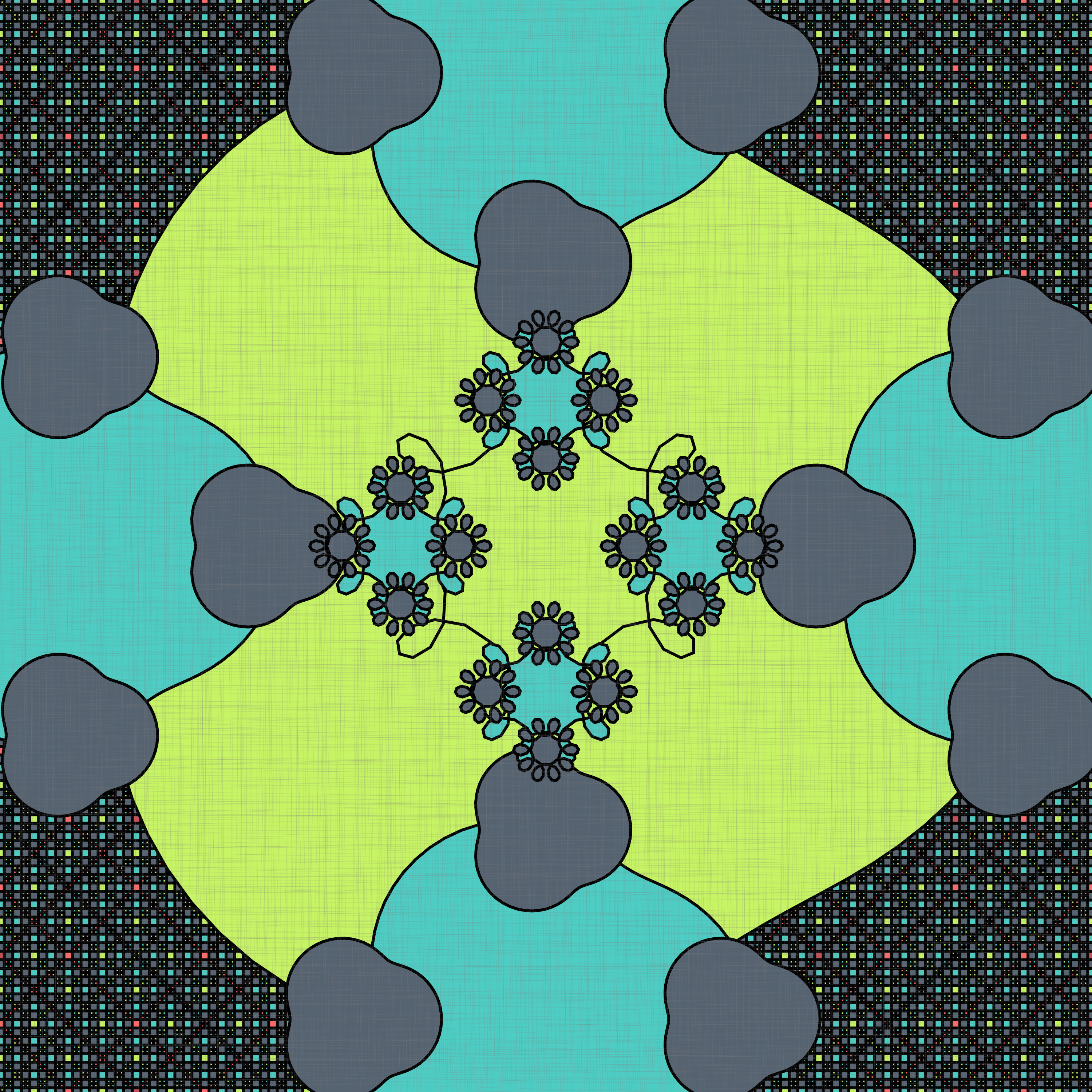 10 patterns 10 palettes #5 static token preview