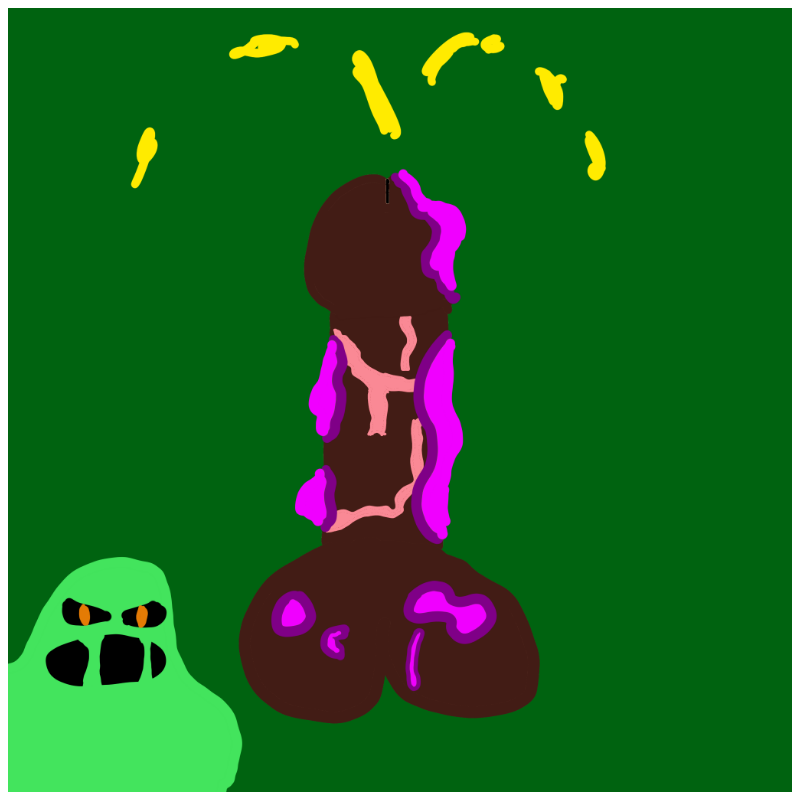Decayed Dickgenerative Art #25 static token preview