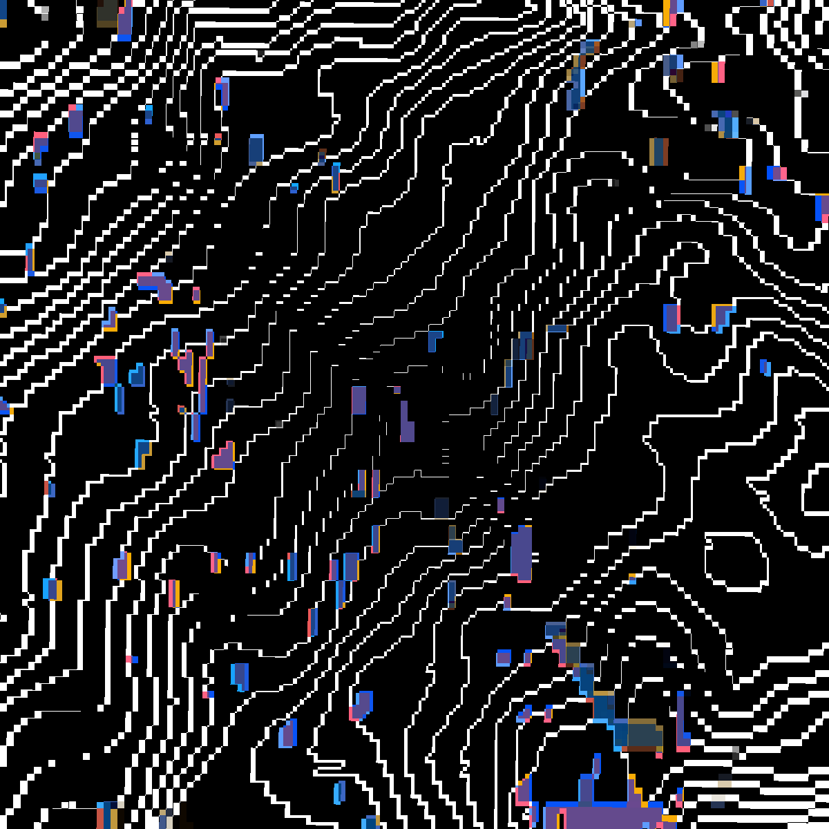 Pixel Topography #10 static token preview