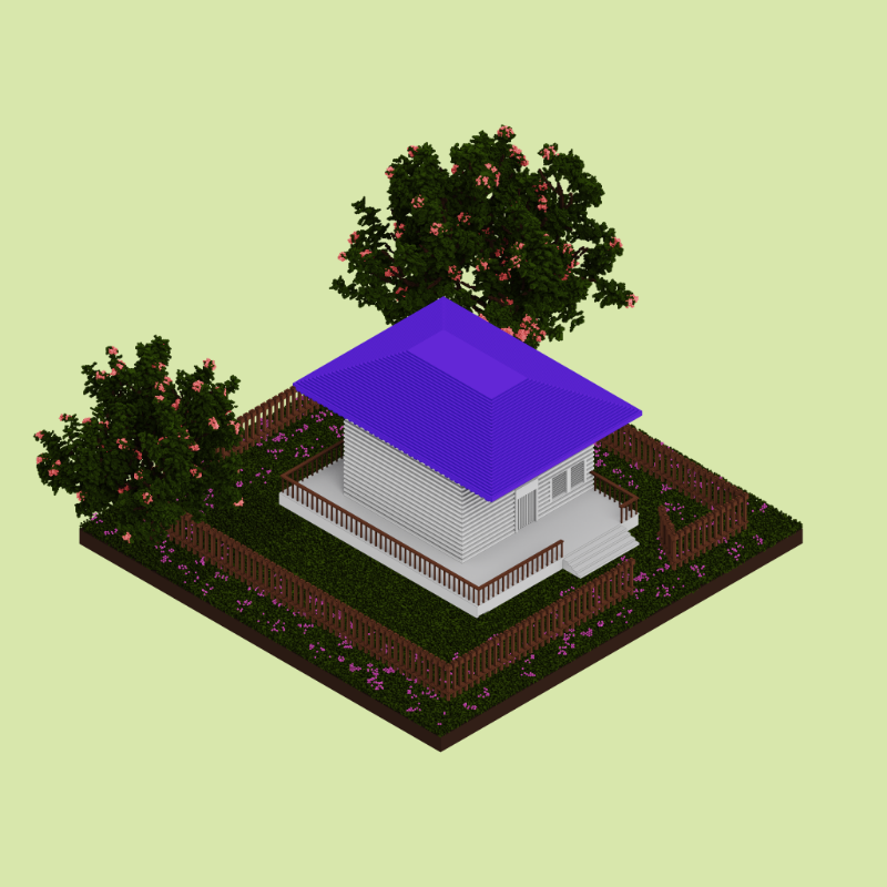 Pastel cottages #11 static token preview