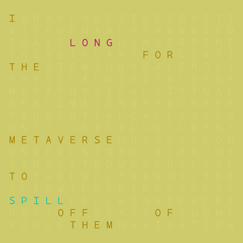 I wish for the metaverse ... #10 static token preview