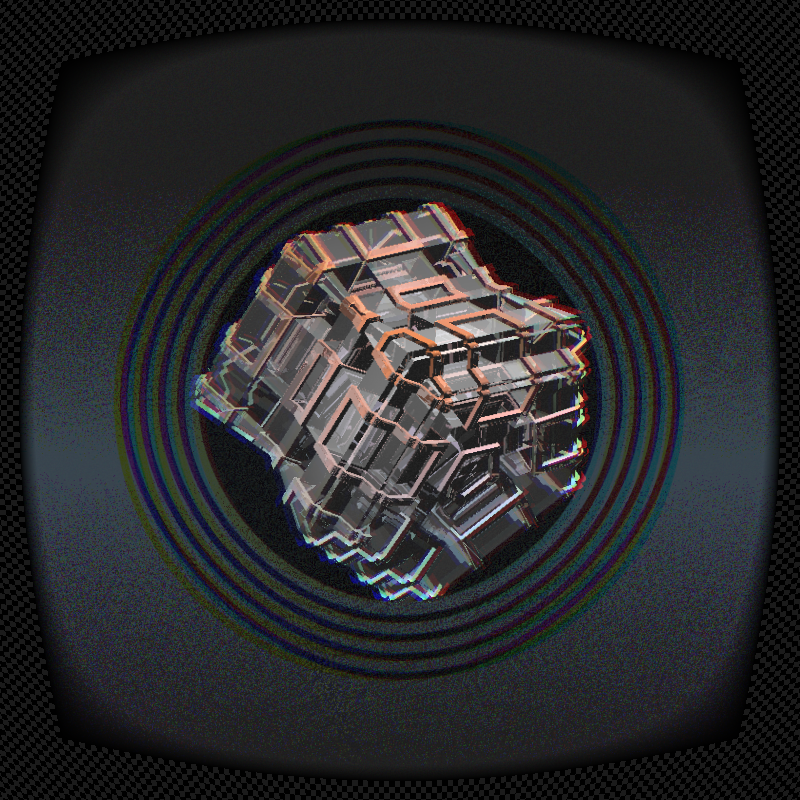 Glass kaleidoscope #1 static token preview