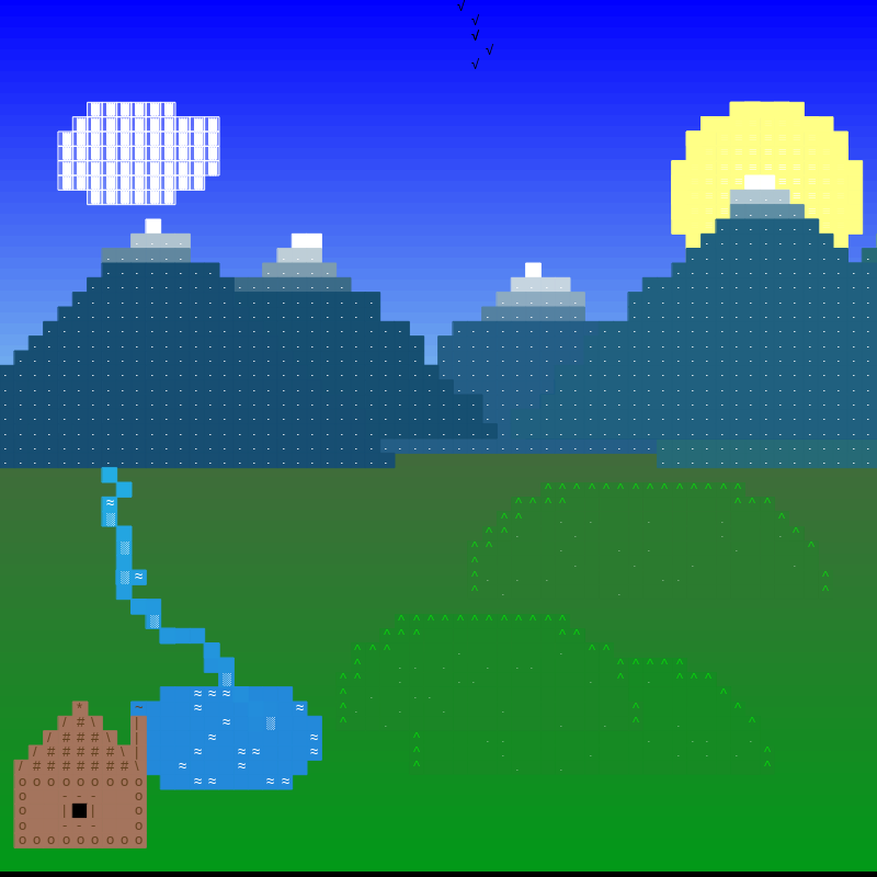 Ascii Timescapes #25 static token preview
