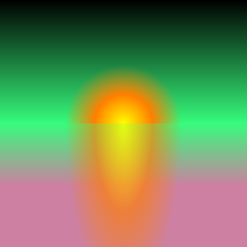 Sunset over random planet #6 static token preview