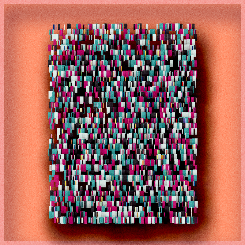 Floating Bookshelves #9 static token preview