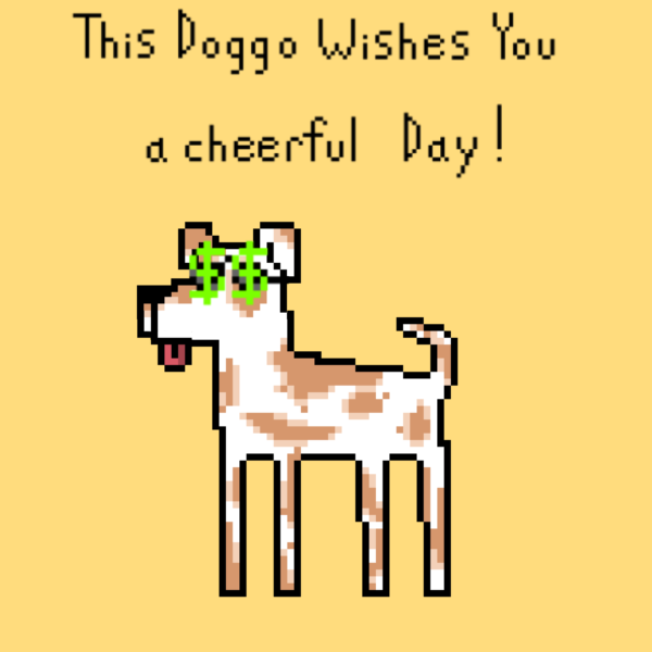 A wishful Doggos #4 static token preview