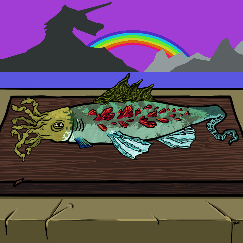 Monstrous Catch #6 static token preview