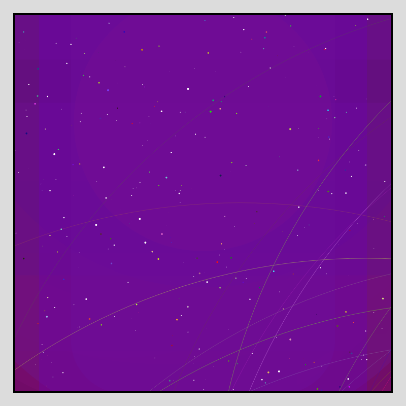 Color Field Starry B #37 static token preview