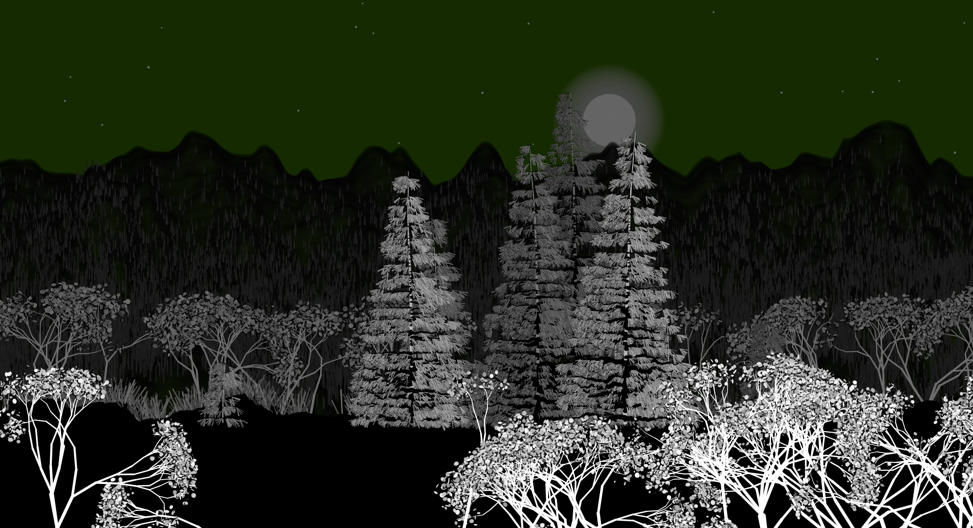 Night Pines #4 static token preview