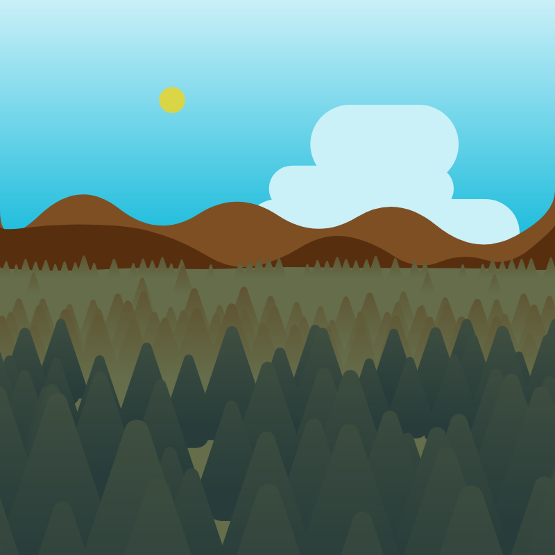 Camping in the Forest #5 static token preview