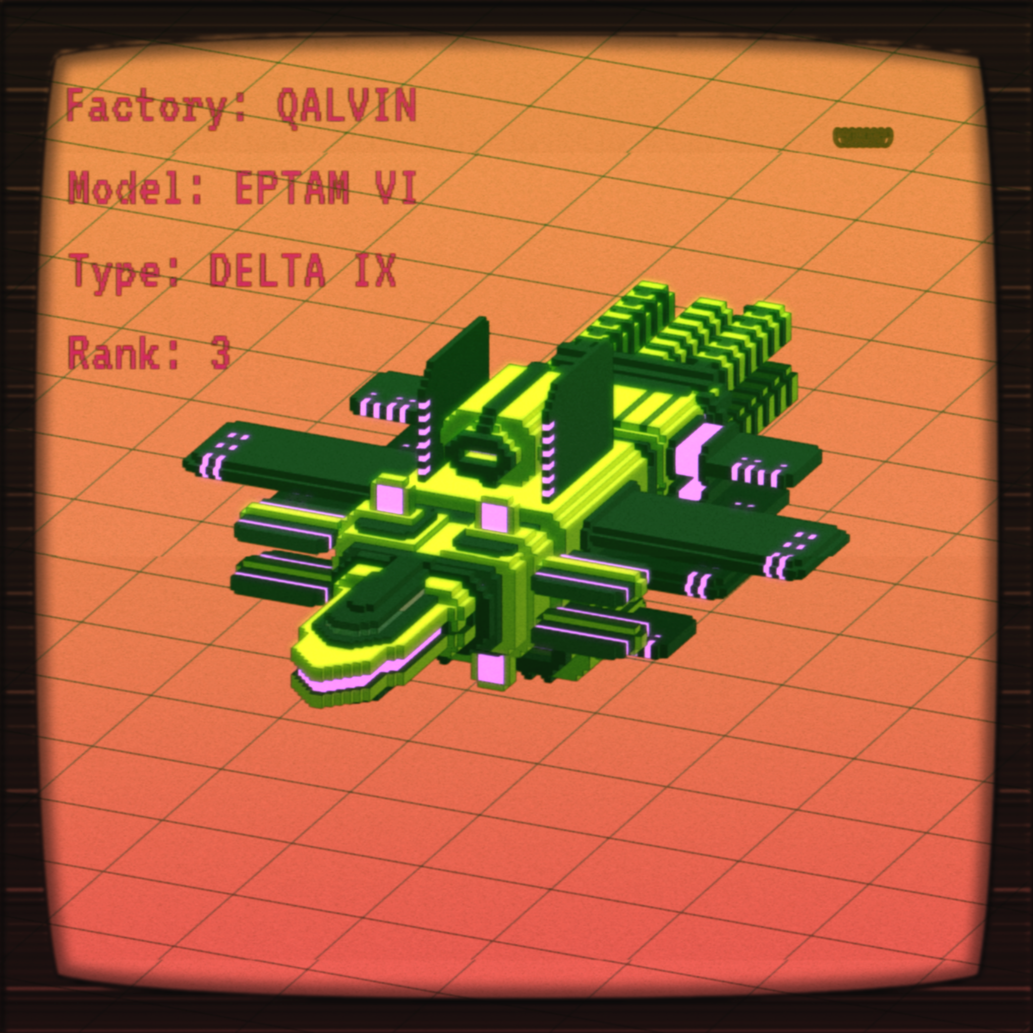 Spaceship Fair Rodeo #23 static token preview