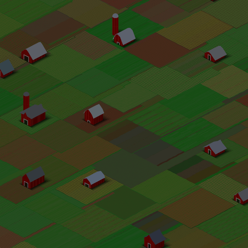 RED FARMS IN A QUIET COUNTY #21 static token preview