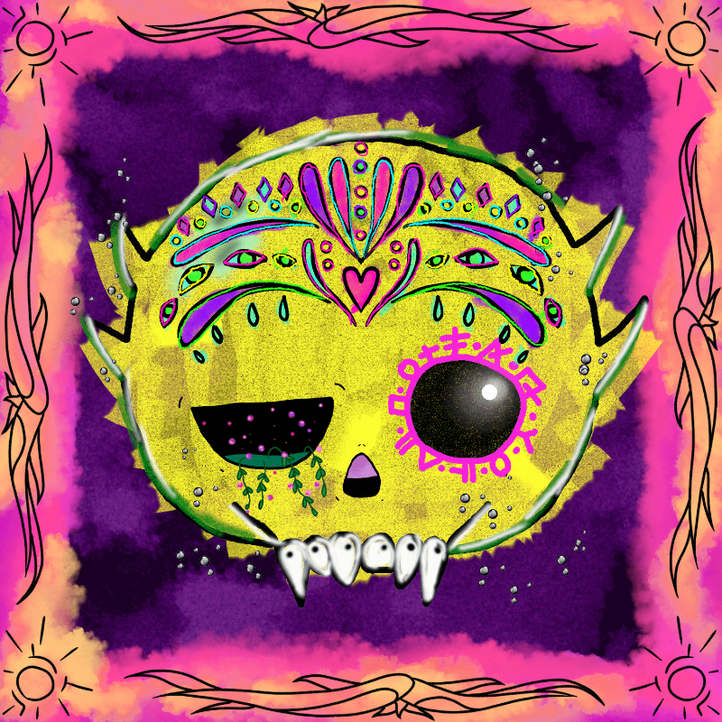Mexican Candy Skulls #5 static token preview
