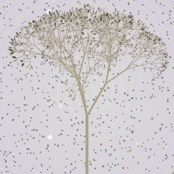 Tree in the Blizzard 雪中樹 #4 static token preview