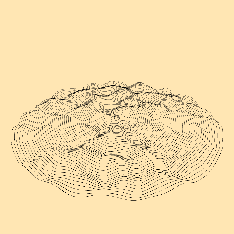 Spiral landscape #1 static token preview