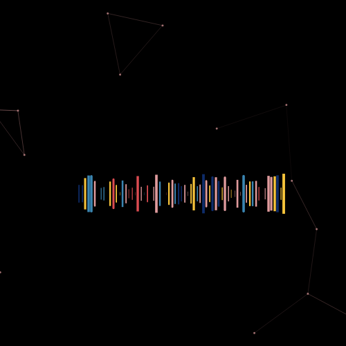 Constellation of particles in Space Sound #14 static token preview