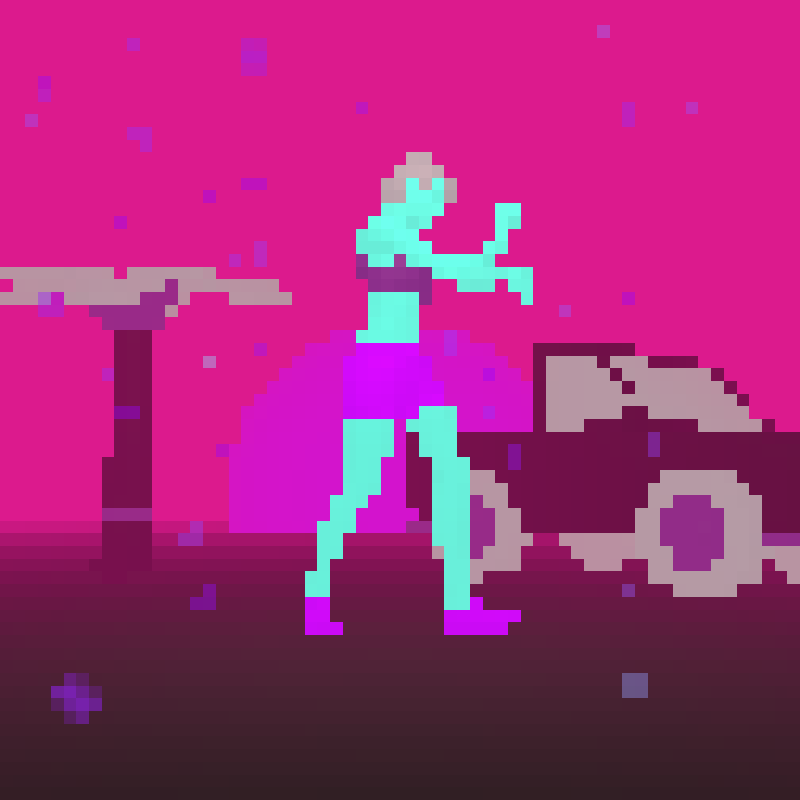 Sunset Dancers #15 static token preview