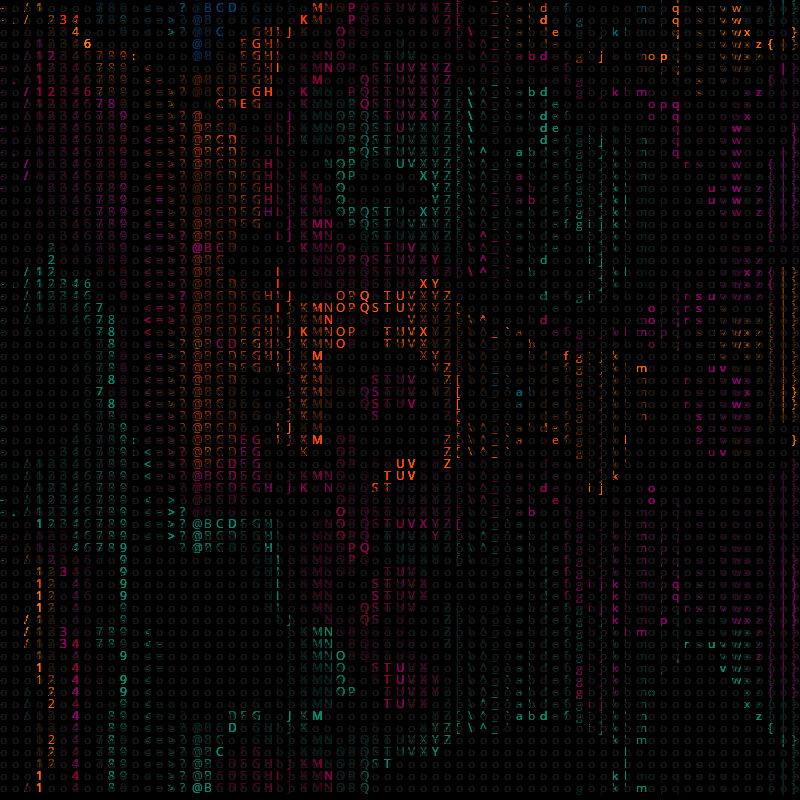 Ascii Noise #12 static token preview