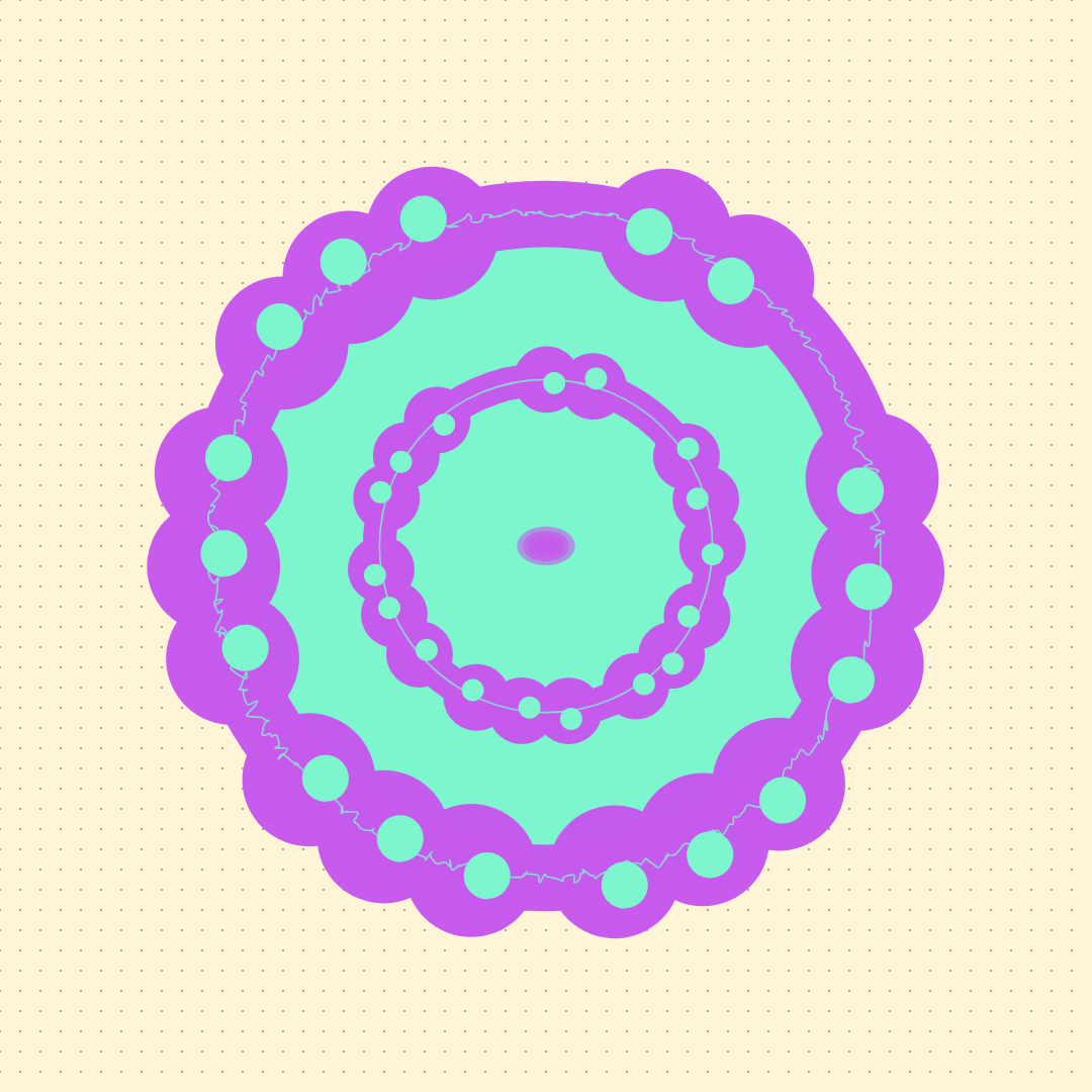 Circles on a dotted Grid #18 static token preview