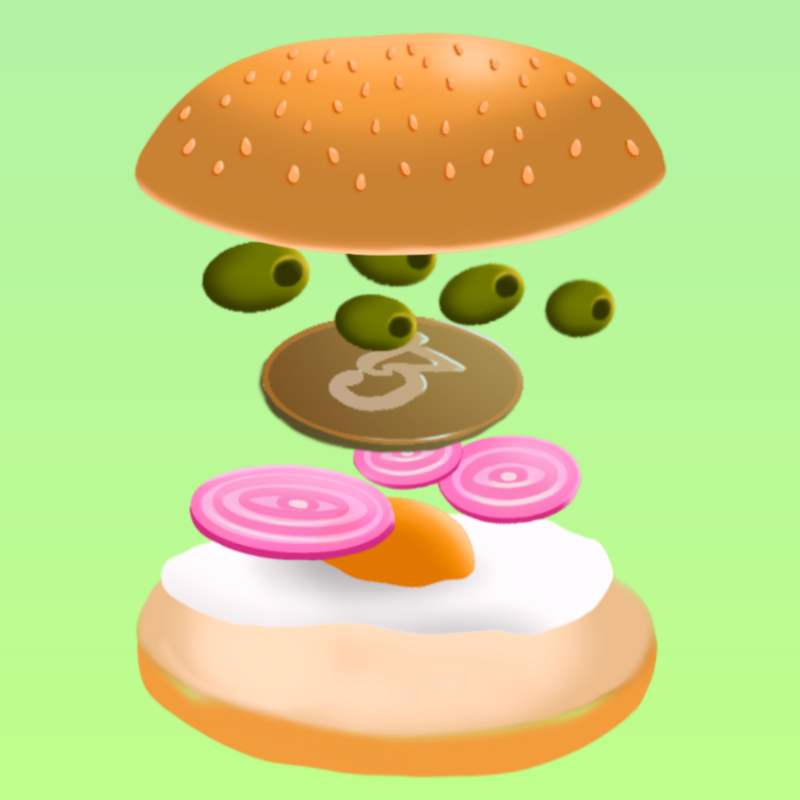 Burger #20 static token preview