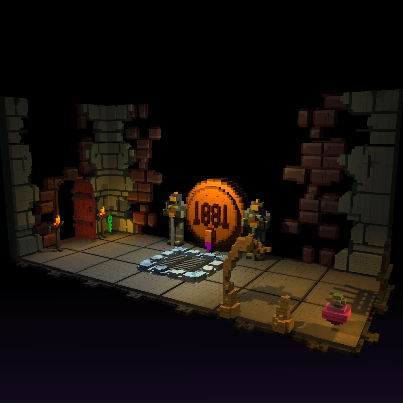8-bit Dungeons #16 static token preview