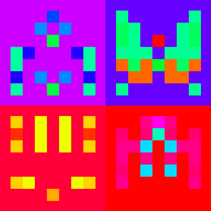 Quadruple Invaders #16 static token preview