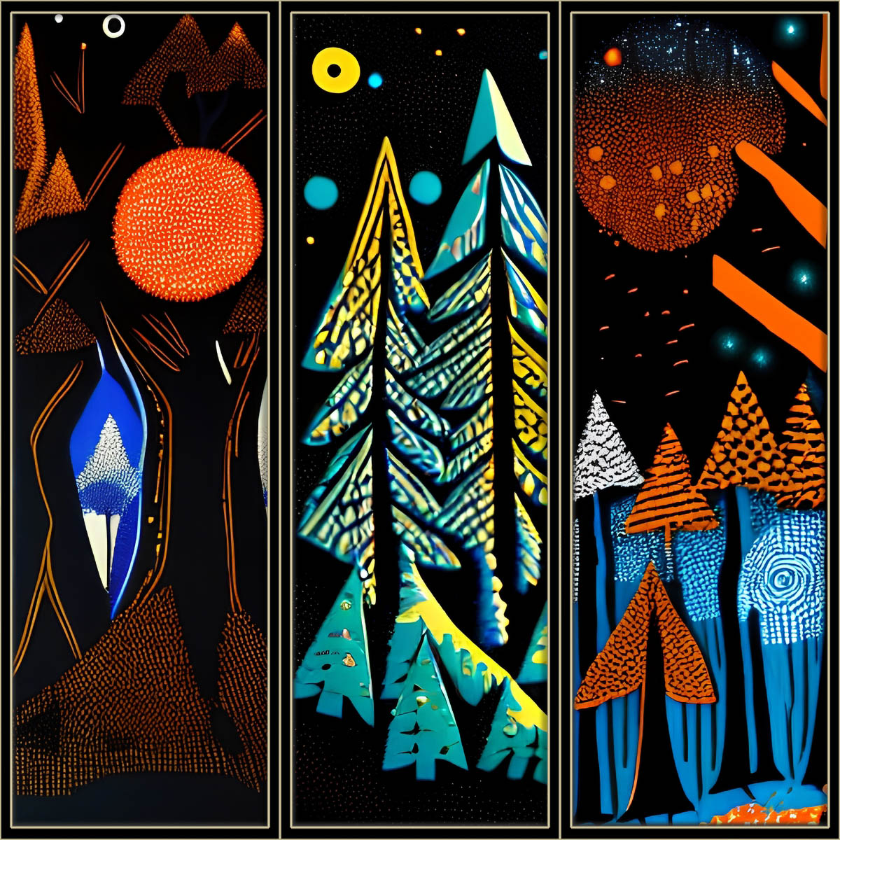 Forest at Night #6 static token preview
