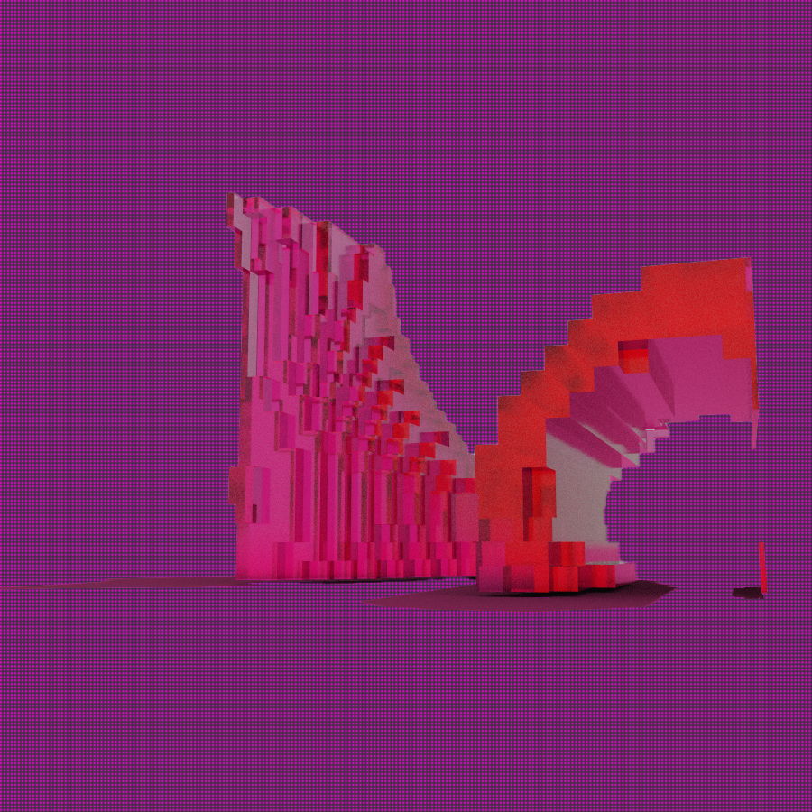 ‘Low-Res’ poems #26 static token preview