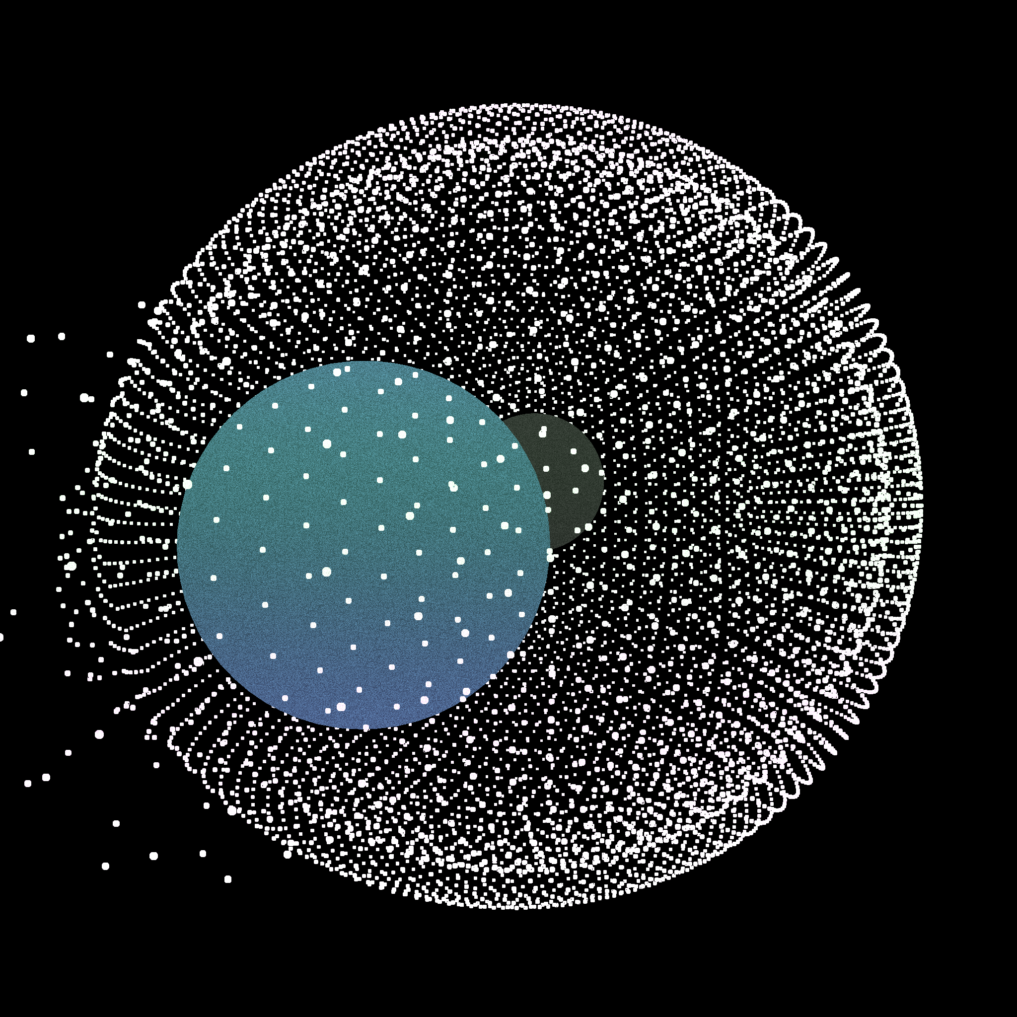 Cometary coma #129 static token preview