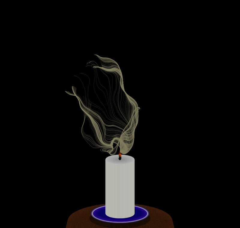 Candle in the Light Breeze #16 static token preview