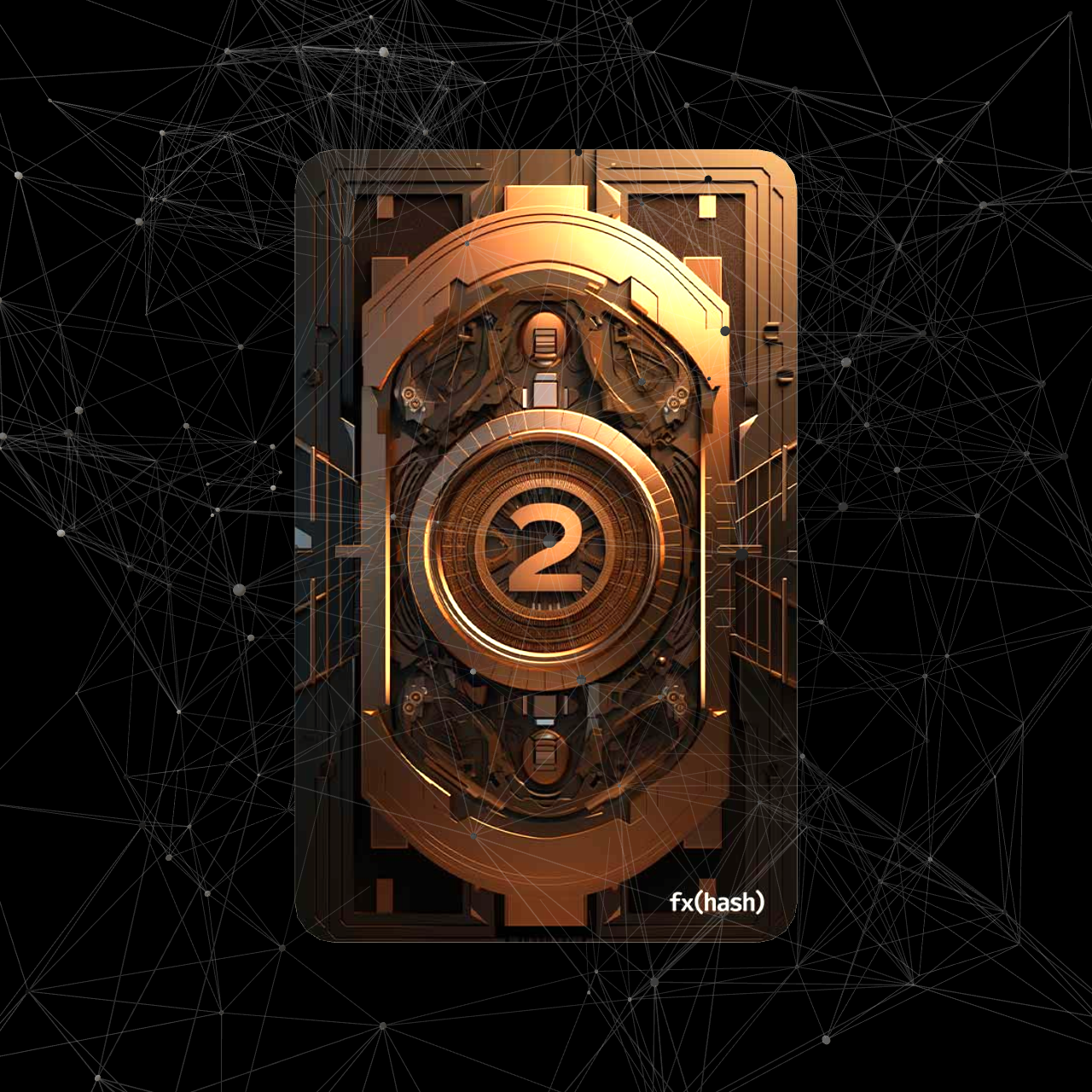 FXHash 2.0 Card #1 static token preview