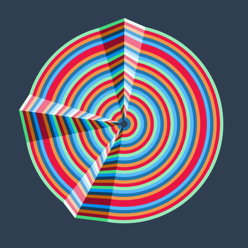 Folded Circle #22 static token preview