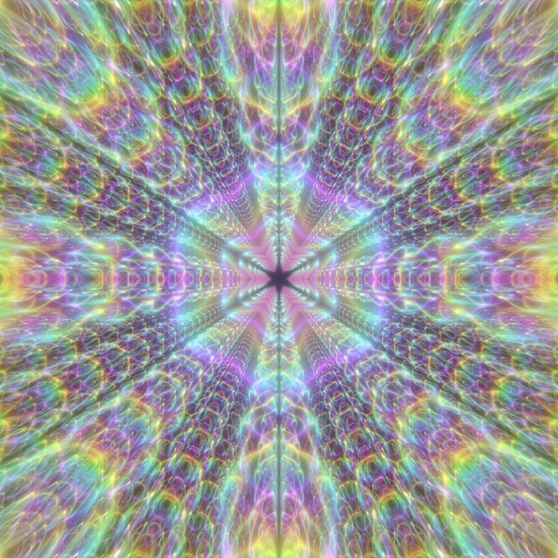 Fluorescent Hexagram #4 static token preview