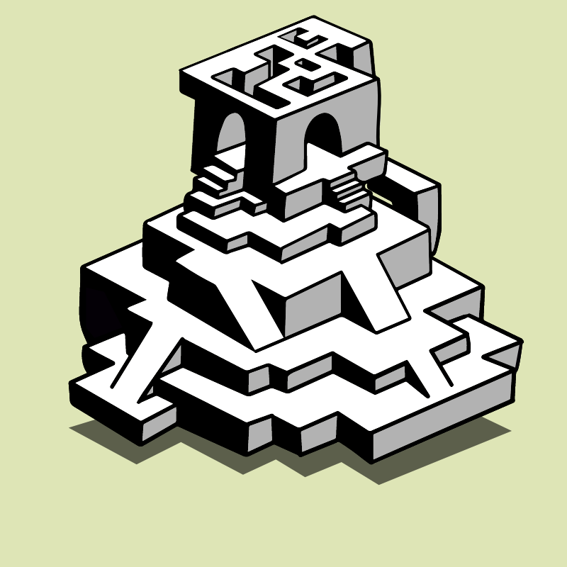 LOST TEMPLE #22 static token preview