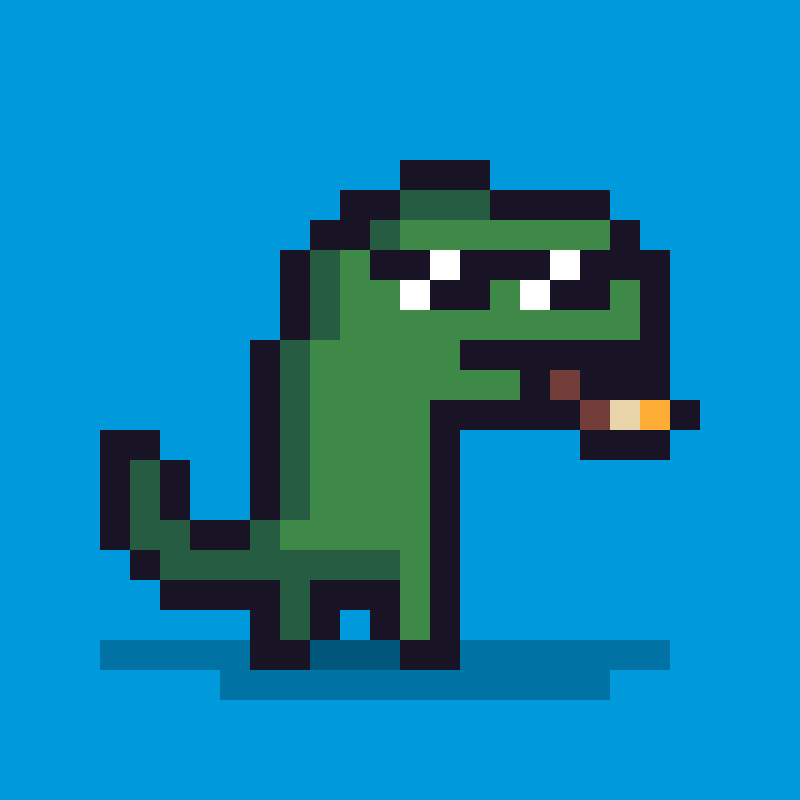 Pixel Dinos #3 static token preview