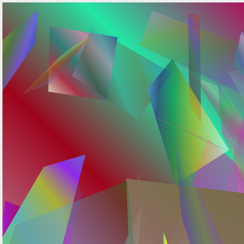 random divs with gradient and perspective #19 static token preview