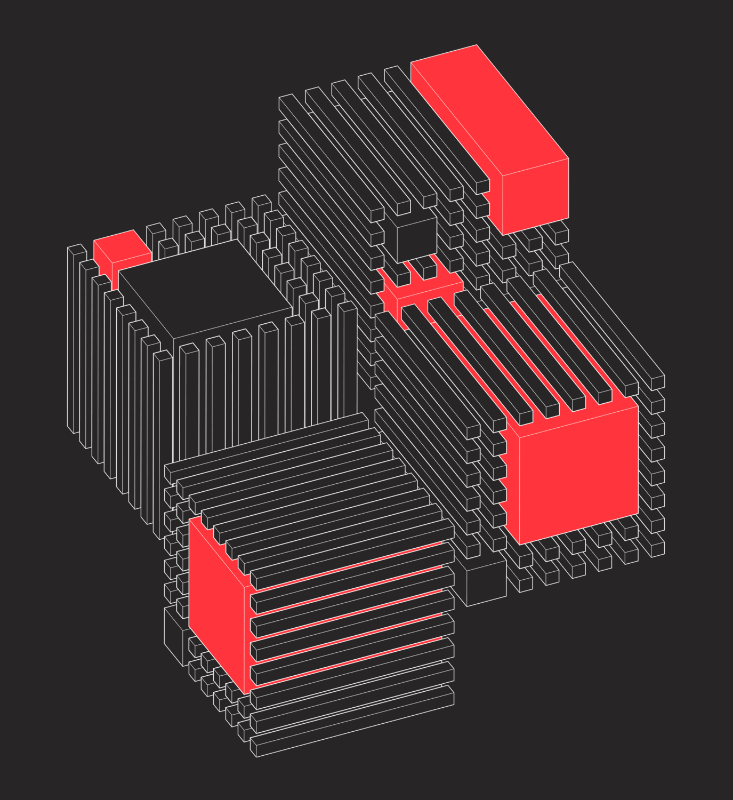 Cubick (Neon Red) #17 static token preview