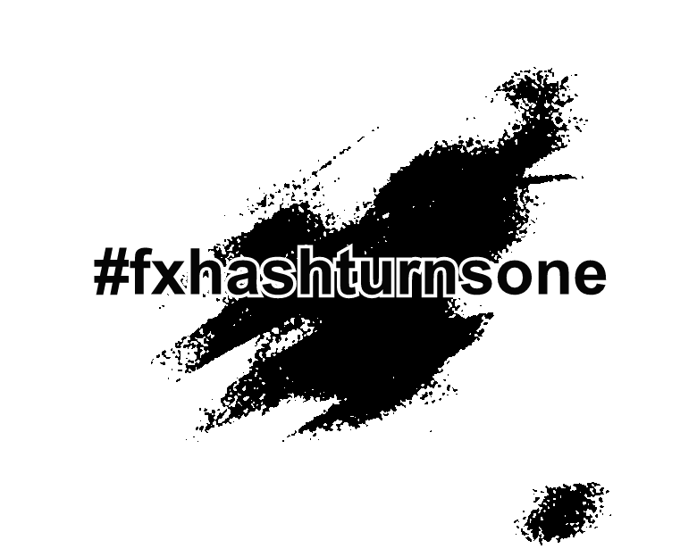 fxhash turns one #12 static token preview