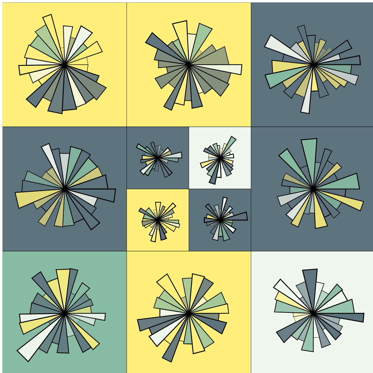 Dancing triangles #20 static token preview