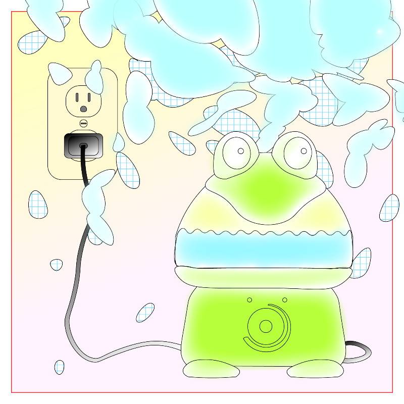Frog Humidifier #25 static token preview