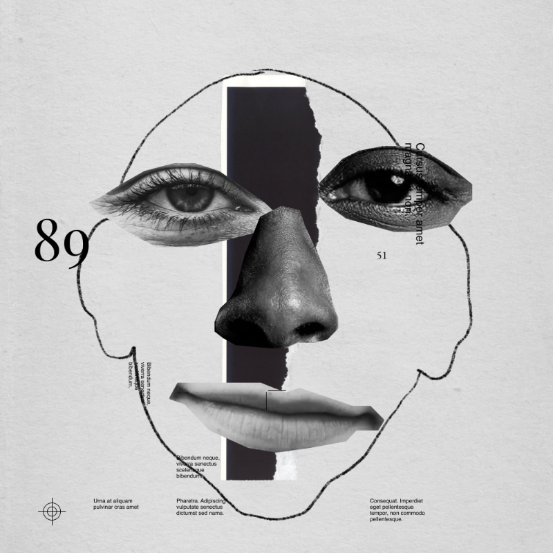 Collage faces #107 static token preview