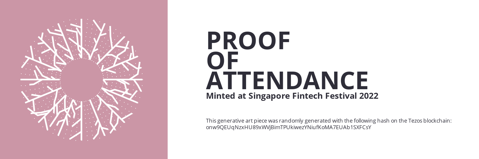 SFF2022 Proof of Attendance Token #264 static token preview