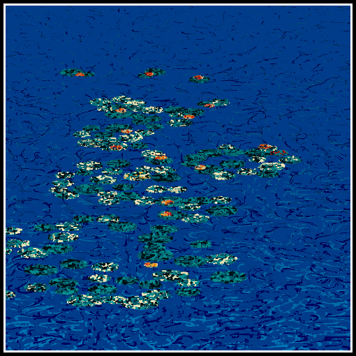 Polluted water lilies #11 static token preview