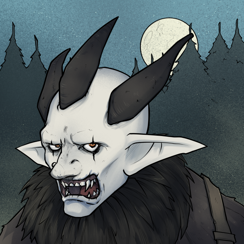 KRAMPUS #8 static token preview