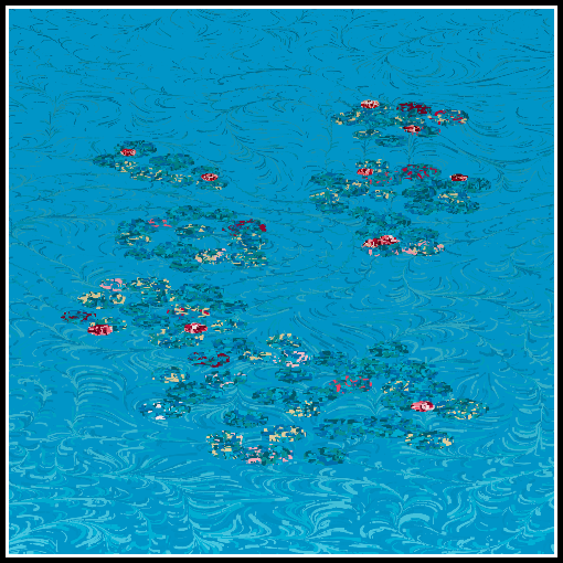 Polluted water lilies #12 static token preview