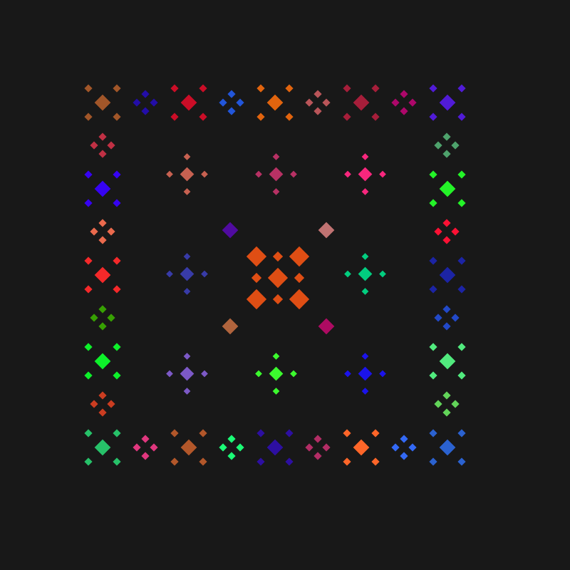 Rotated Squares #11 static token preview