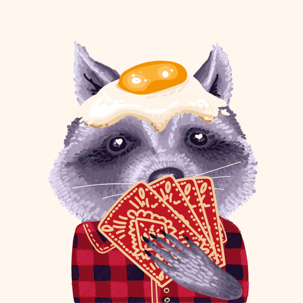 Cool Raccoon Collection #48 static token preview