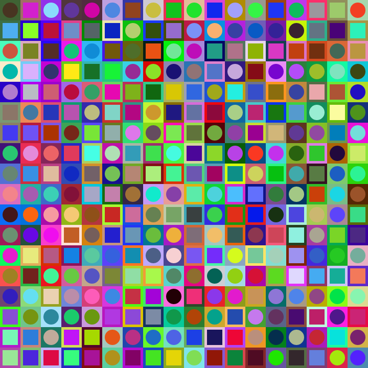 Square Dot Composition #245 static token preview